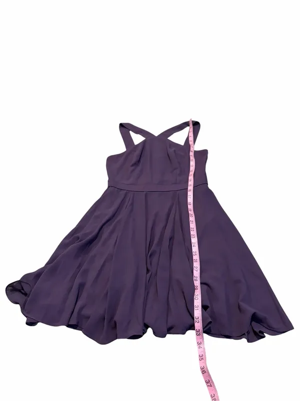 LULUS purple forevermore skater dress - Image 4