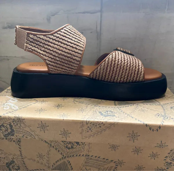 Free People Mandi Weave Platform Sandals  - Image 7