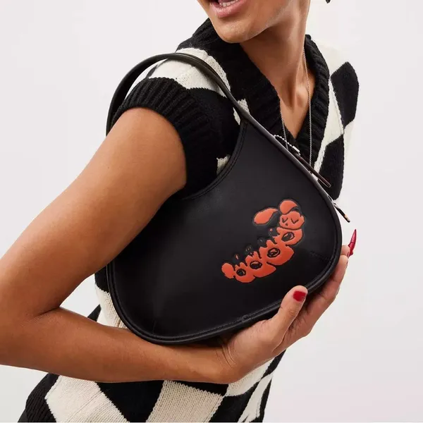 NWT Coach Ergo Bag In Coachtopia‎ Leather With Sleepy Caterpillar Print - Image 10