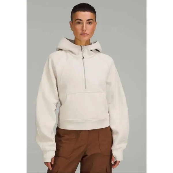 ✨Lululemon Scuba Oversized Half-Zip Ivory Sz XS/S Hoodie✨ - Image 4