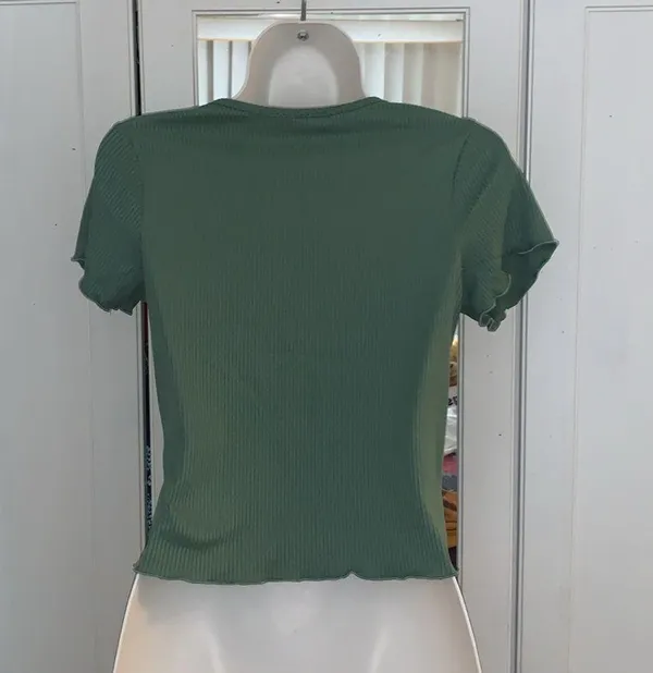 Double Self Tie Front Top Size M - Image 2