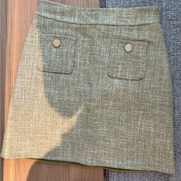 Sandro Green Pencil Mini Skirt for Casual Work - Image 2