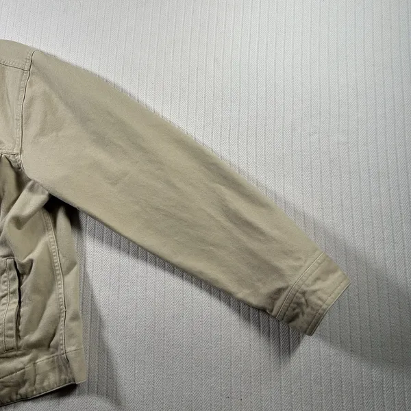 L.L.Bean Women’s Petite XL Jacket Khaki Brown Canvas Utility Field Coat - Image 11