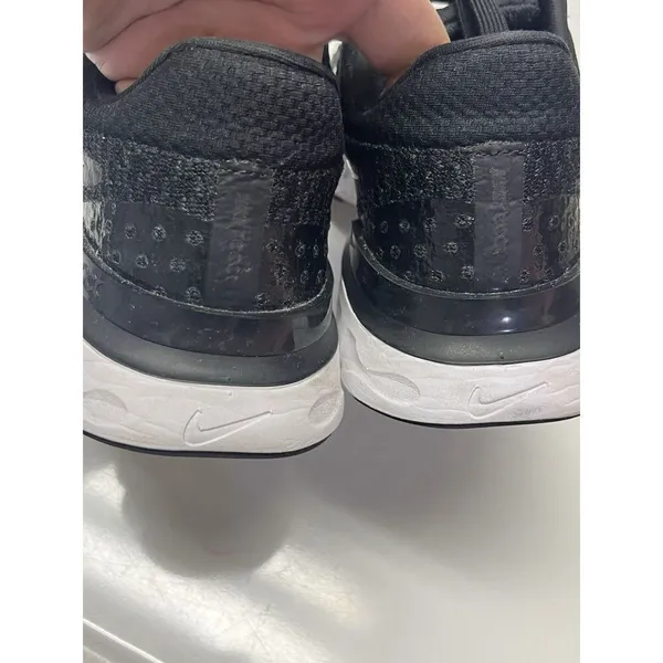 Nike Black White Women’s Flyknit Laced Sneakers DD3024-001 8M - Image 13