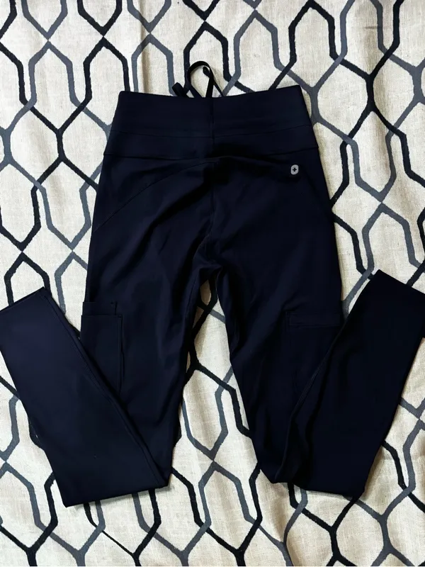 Figs Ashland High-Rise ScrubLegging Size XS Navy - Image 3