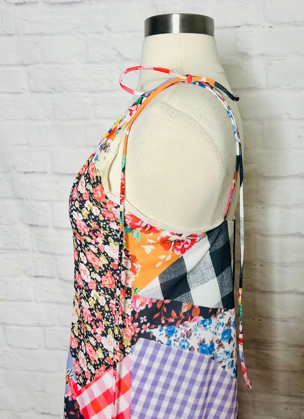 Jaded London Patchwork Dress - Image 7