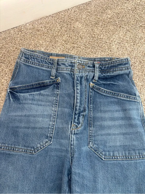 Anthropologie Pilcro The Carpenter Wide-Leg Jeans - 25 Waist - Image 13