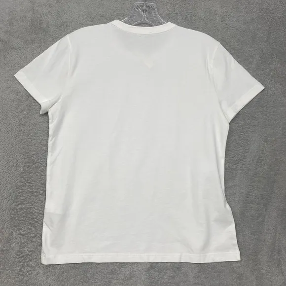 Madewell Top Womens 2XS White‎ Crewneck T Shirt Cotton Jersey Tee Basic NS581 - Image 7