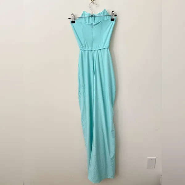 Deme By Gabriella X Revolve Pearl Gown Long Dress Size S flaw - Image 5