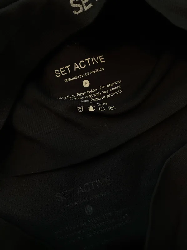 Set Active Black Set Size Small  - Image 3