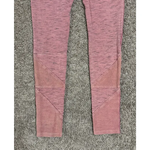 FREE PEOPLE Movement Kyoto High-Rise Leggings Pants Pockets Dusty Pink Sz XS - Image 7