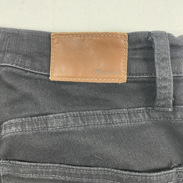 Madewell Roadtripper Skinny Jeans Womens 28 Black‎ Mid Rise Stretch Denim - Image 8