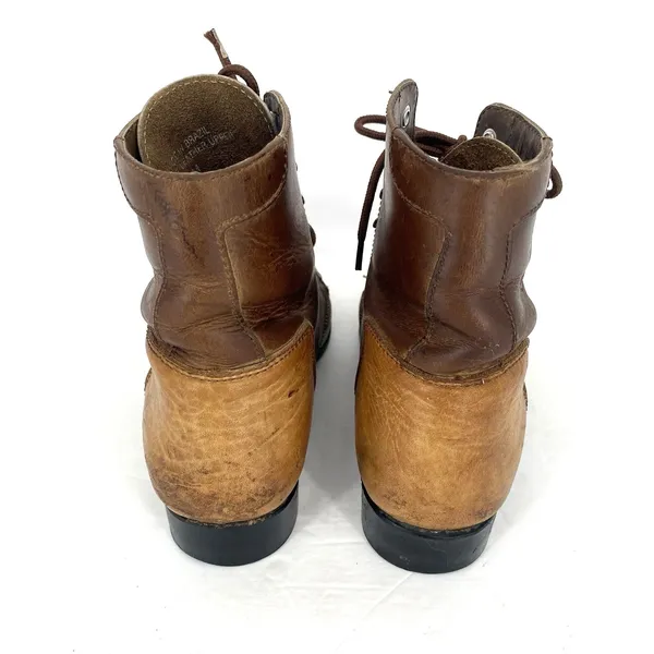 Ariat Heritage Lacer Boots Distressed Brown Leather Women’s Size 6 - Image 2
