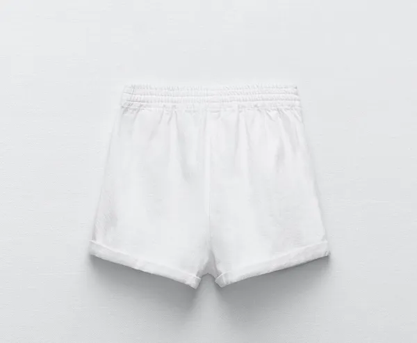 ZARA roller cotton white shorts - Image 6
