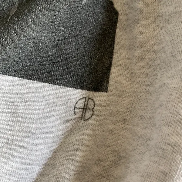 Anine Bing terry O’Neill gray sweatshirt - Image 4