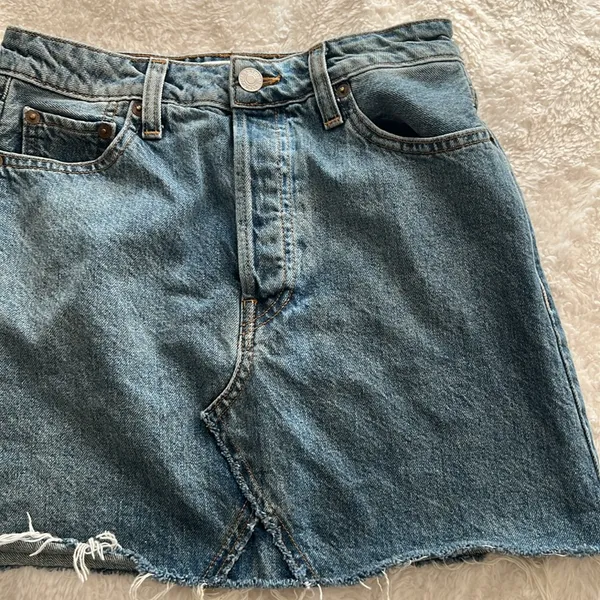 Re/done 90s Denim Vintage Mini Skirt size 25 - Image 3