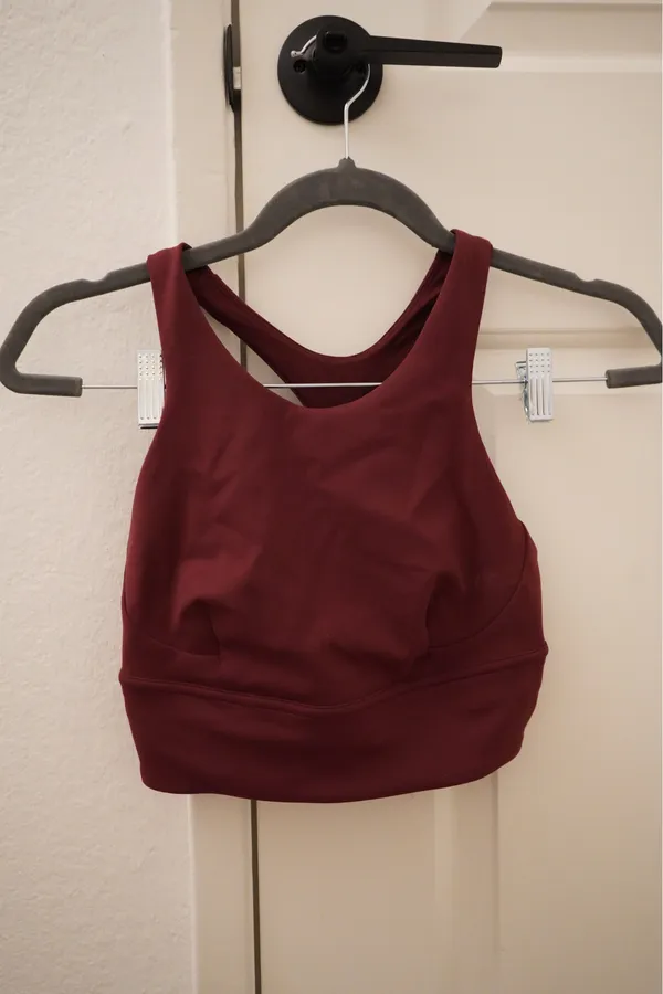 Lululemon Wunder Train Long Line Bra in Mulled Wine - Image 3