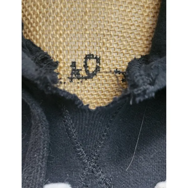 Aeropostale New York City 1987 Hoodie Women's Medium Pullover‎ Black Graphic - Image 2