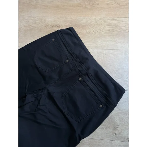 NWOT Womens Belle Kim Gravel pull on black‎ pants stretch size 12P - Image 12