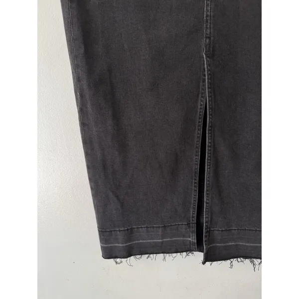 Gap Black Stretchy Denim Midi Pencil Skirt Women’s Size 26 / 2 - Image 4