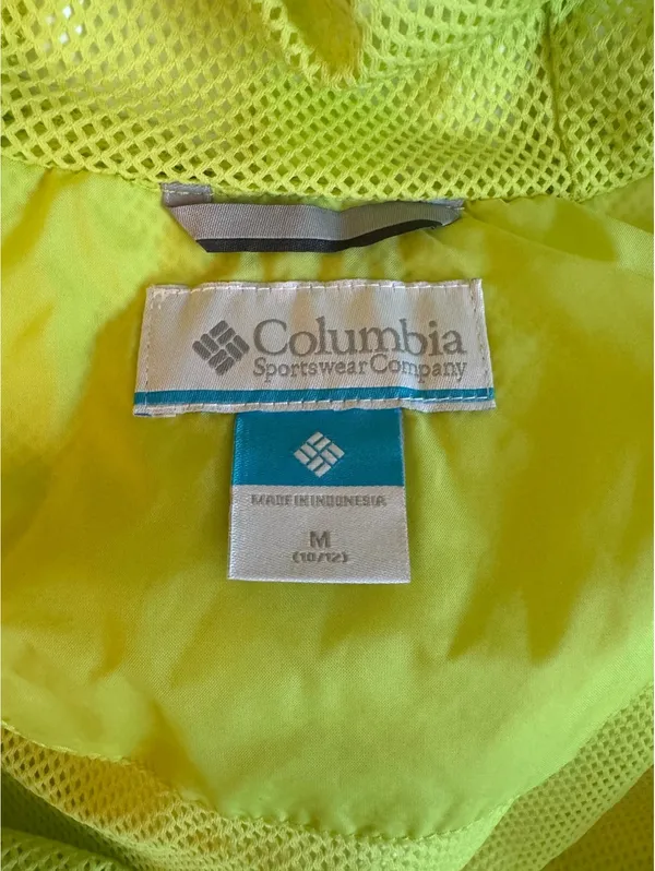Columbia Women's Lightweight Waterproof Hooded Jacket Medium - Image 5