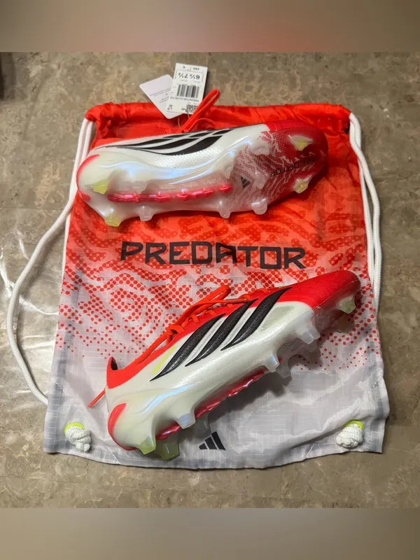 New adidas Predator Elite Fold-Over Tongue Firm Ground Soccer Cleats. - Image 2