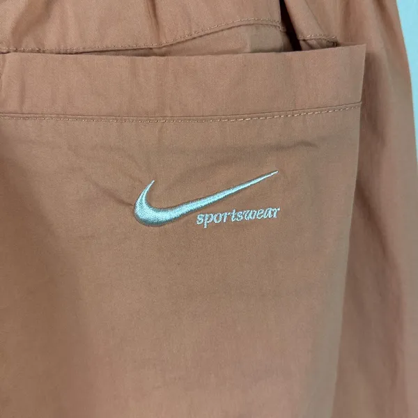Nike Sportswear Athleisure Wide Leg High Waist Trousers in‎ Terra Blush Medium - Image 12