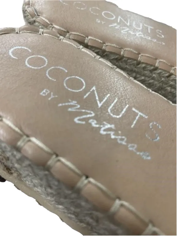 Coconuts by Matisse Del Mar Platform Slide Sandals Natural Raffia Size 9M - Image 4