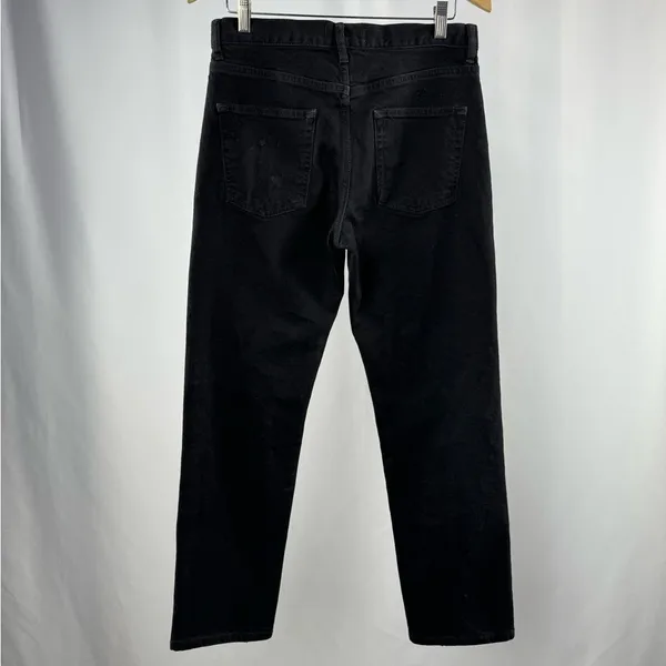 Free People Bren Boyfriend Jean in Black‎ Magic Size 26 - Image 4