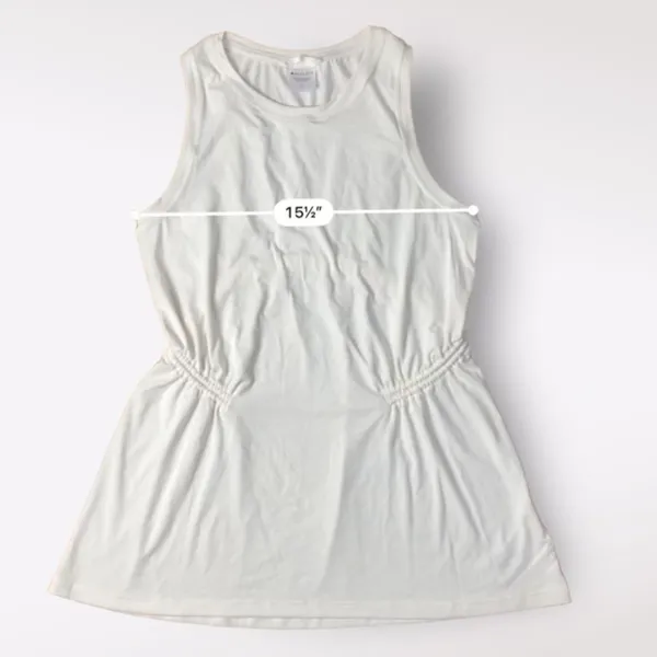 Athleta NWT Ivory Air Out Cinch Active‎ Tank Size S - Image 4