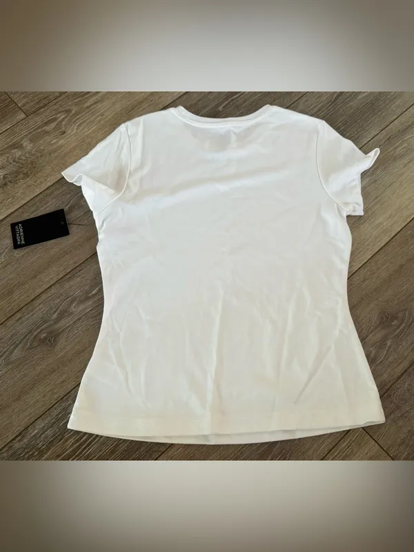 White Short Sleeve Tee - Image 4