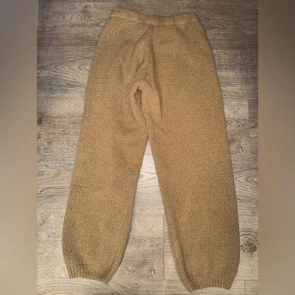 SKIMS Teddy Brown Sweatpants S/M Womens - Image 9