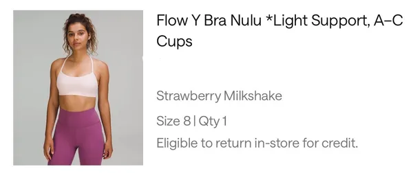 Lululemon Flow Y Bra - Image 5