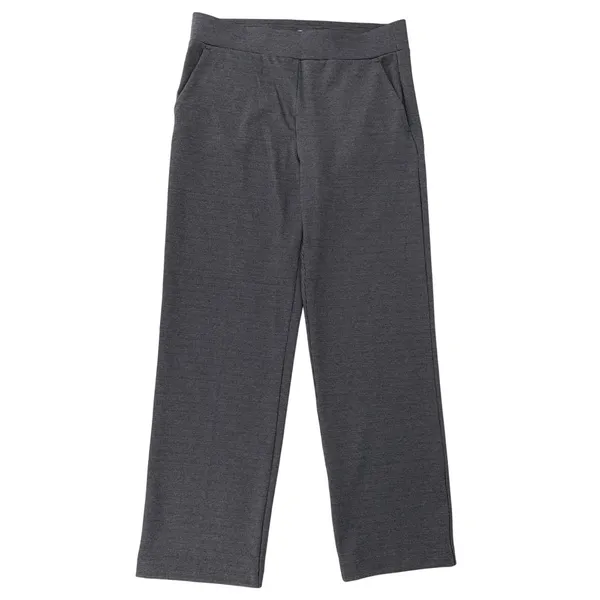 LOFT Gray Houndstooth Ponte Pull-On Straight Leg Dress Pants NEW Size M - Image 2