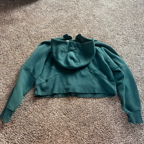 Lululemon Scuba Full-Zip Green Jasper Hoodie - Image 4