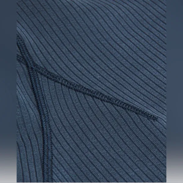 Lululemon Ribbed Softstreme Slim-Fit‎ Tank Dress Size 12 True Navy NEW - Image 3