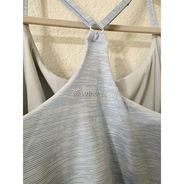 Outdoor Voices Exercise Dress Light Blue Built In Shorts Athletic XL - Image 4