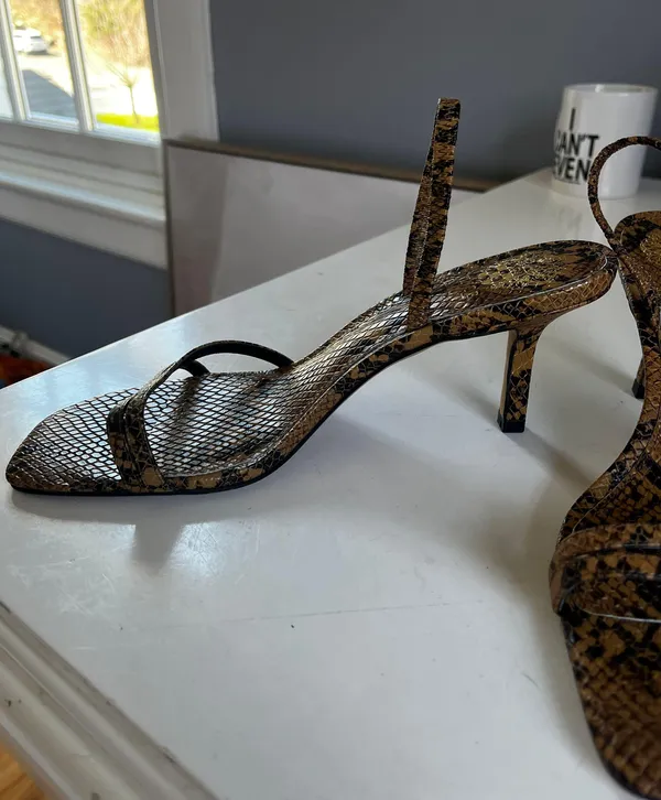 Vince Camuto Alligator Kitten Heels - Image 2