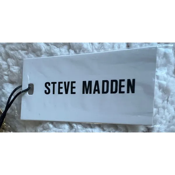 Steve Madden SM Quilted Shoulder Bag‎ Convertible Crossbody Purse Grey - Image 10
