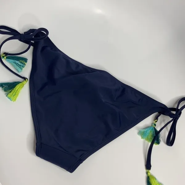 NWT Aerie‎ swim teeny fringe tassel bikini bottoms size XL - Image 7