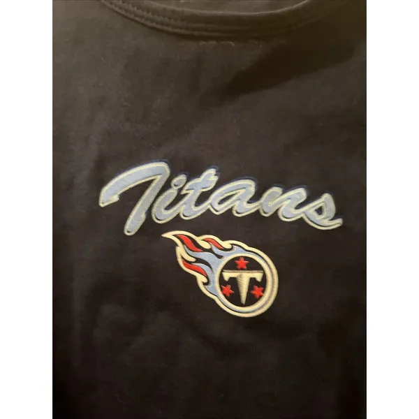 Tennessee Titans Shirt Women's in Sizes M and L Blue NFL Football Long Sleeve - Image 4
