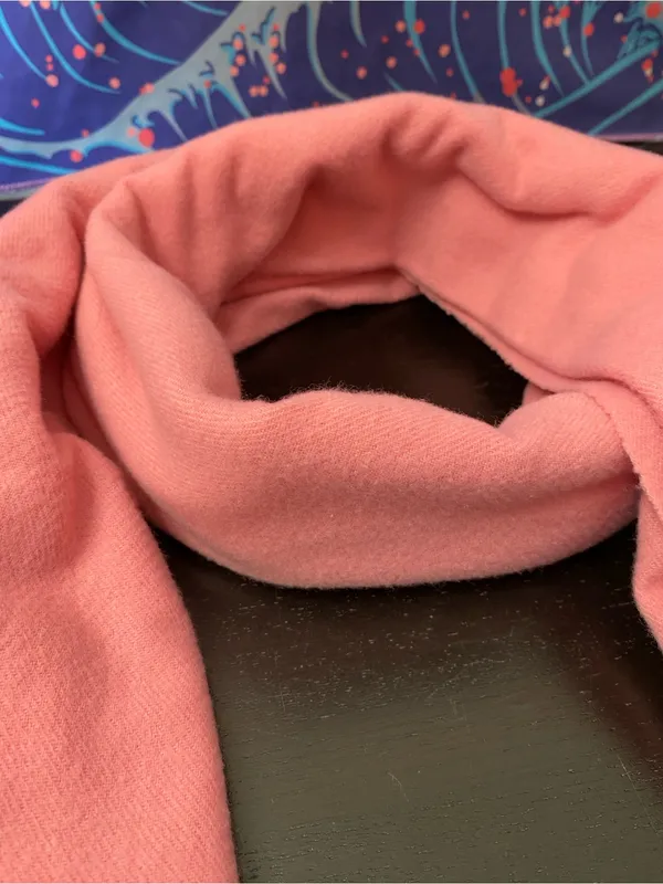 Pink Women's Fringe Scarf - Unbranded - Image 3