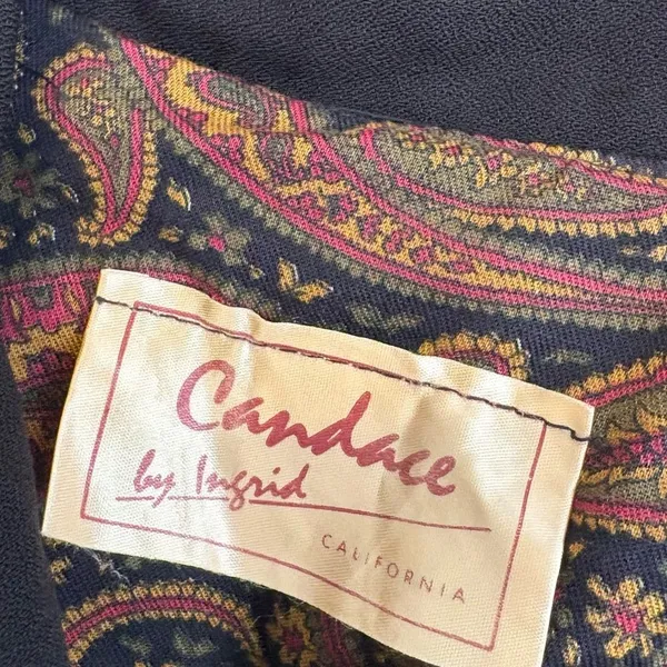 Candace By Ingrid Paisley Midi Dress Size 5/6‎ - Image 9