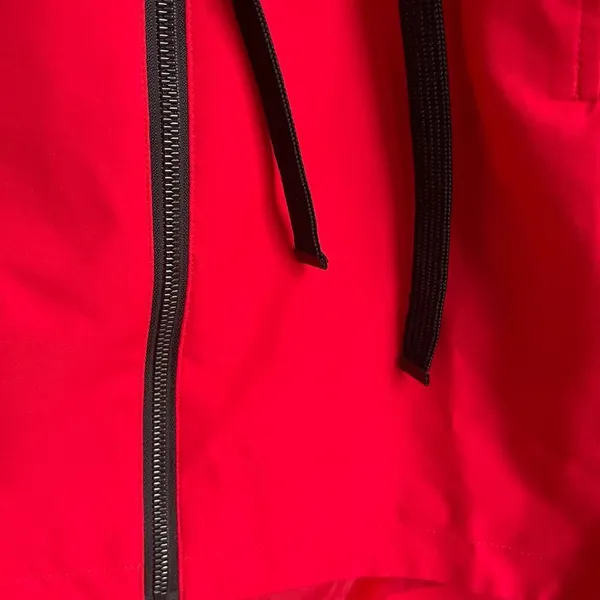 Sam Edelman Bright Red Water Resistant Hooded Coat Jacket Red Ridding Hood sz S‎ - Image 5
