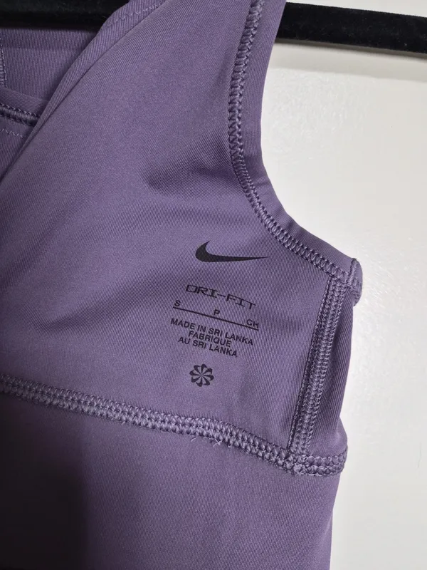 Nike Purple Racerback Sports Bra Bralette - Image 3