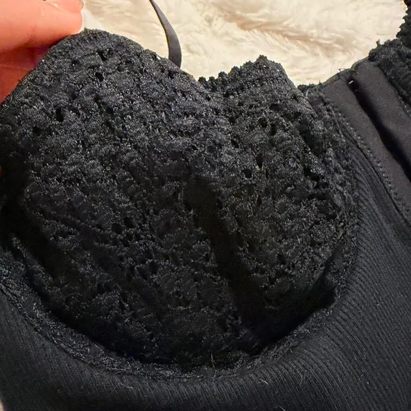 Aerie Black Lace Bralette - Image 5