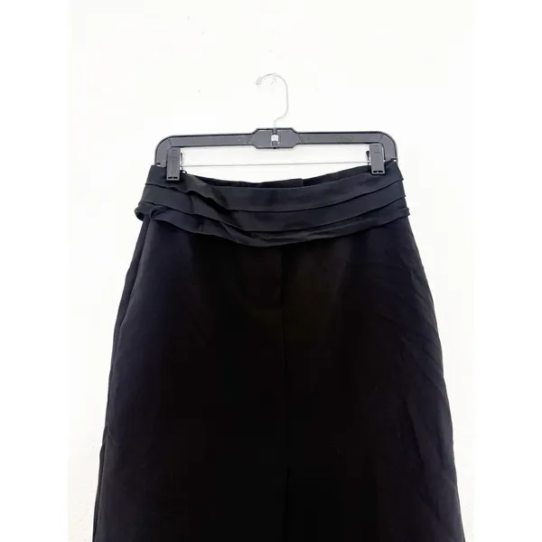 Zara Tuxedo Pencil Skirt Medium Black Satin Cumber-bun Cocktail Office Siren - Image 8