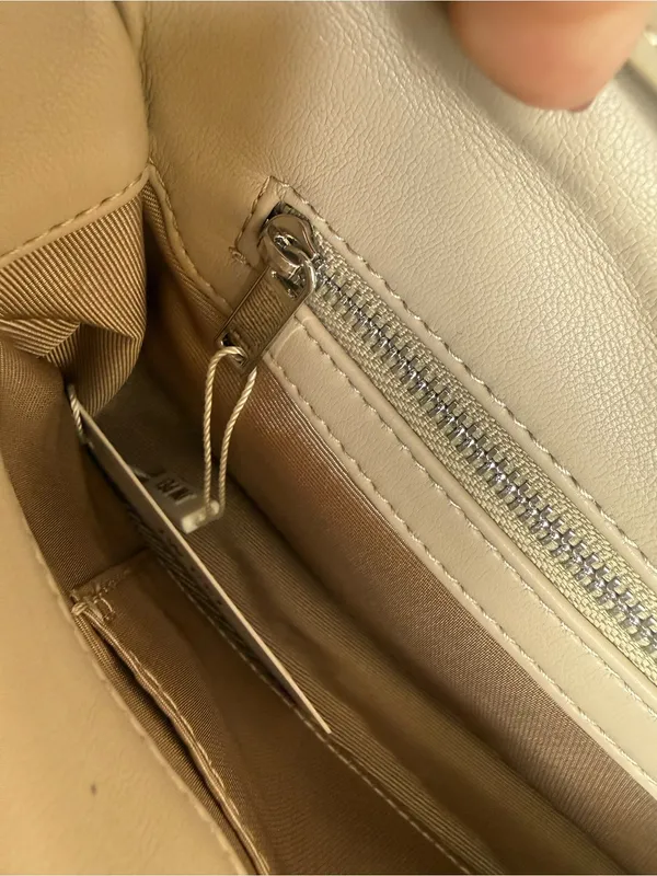 NWT JW PEI Purse Maze Bag Woven Almond Vegan Leather Crossbody beige neutral - Image 10