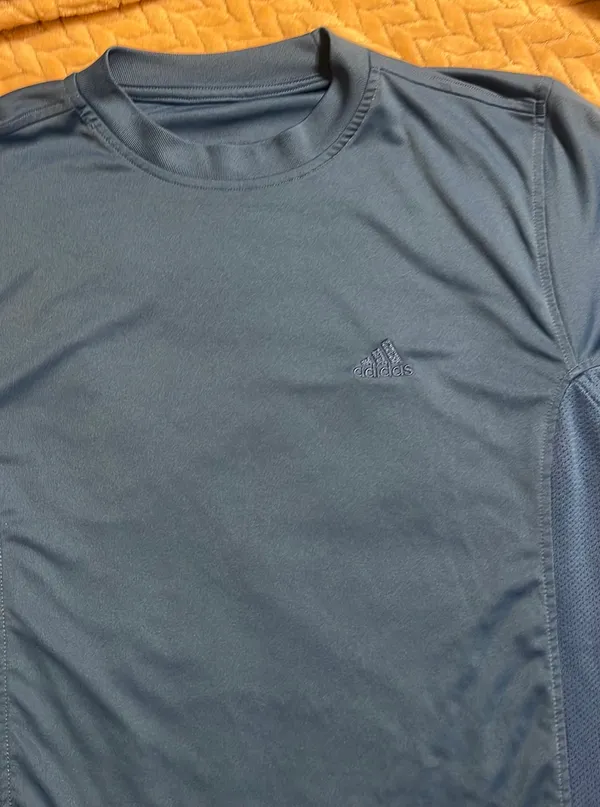 Adidas Blue T-Shirt - Image 7