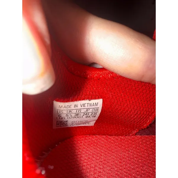 Adidas Originals X_PLR Red Knit Sneakers Athleisure‎ Activewear Gym - Image 5